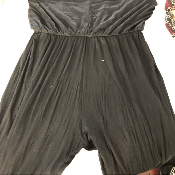 Milano Rayón Black Jumpsuit Wide legs SZ XL - Picture 4 of 16